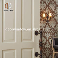 Fashion solid mdf interior doors bedroom single panel frosted glass door — thumbnail 1
