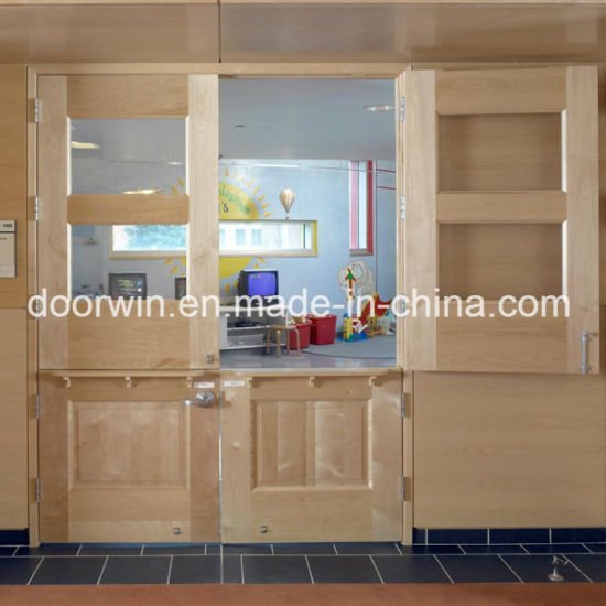 Fectory Price Exterior French Doors Double Entry Door with Wood Color for Sale - China Entry Doors, Dutch Door — product image 0