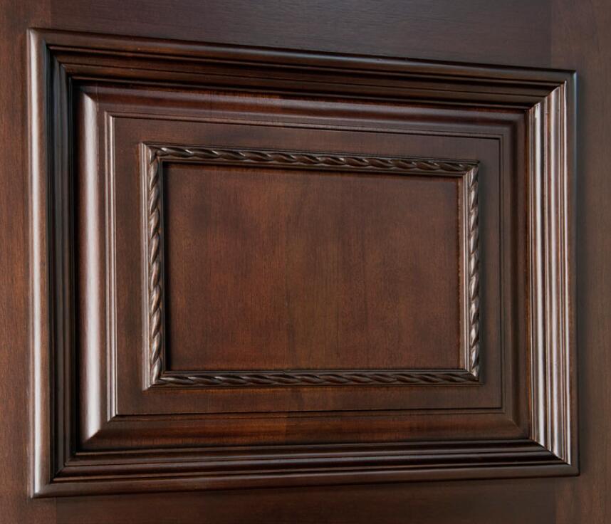 Finished Solid Mahogany Wood Interior Door in a Custom Stainby Doorwin - Doorwin Group Windows & Doors