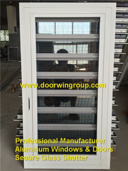 Fixed Aluminum Security Glass Shutter Window, Ventilate Window with Security Performance for Your Residential House - China Aluminum Glass Shutter, Shutter Window — product image 0