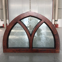 Fixed arch top window double glazed arched glass roundby Doorwin on Alibaba - Doorwin Group Windows & Doors