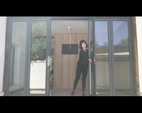 Folding lattice door grill for glass windows and doors by Doorwin on Alibaba — thumbnail 2