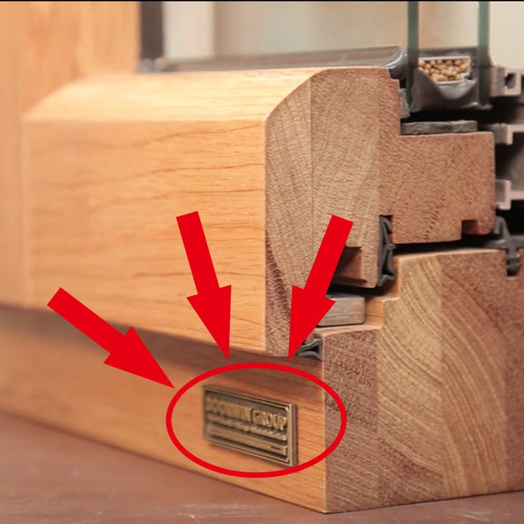 free sample-solid wood with aluminum cladding from outside — product image 11