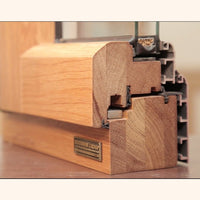 free sample-solid wood with aluminum cladding from outside — thumbnail 2