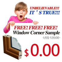 free sample-solid wood with aluminum cladding from outside — thumbnail 6