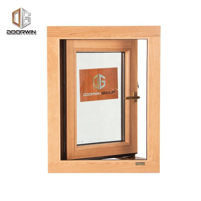 French casement windows quality push out wood frame window price by Doorwin — product image 1