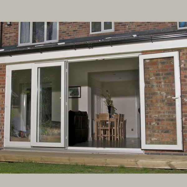 French style aluminum bi folding window and door aluminium bi-fold foldable glass doors by Doorwin on Alibaba - Doorwin Group Windows & Doors