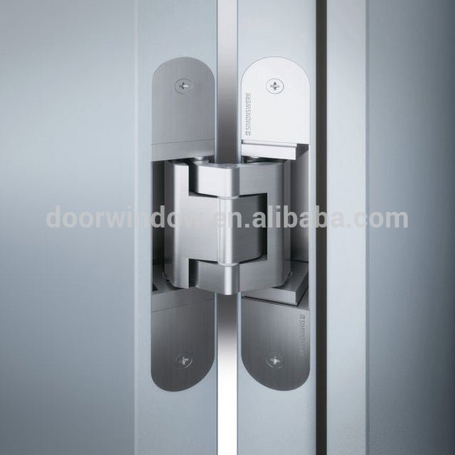 French style simple oak wood door design invisible door with hide hingeby Doorwin — product image 3