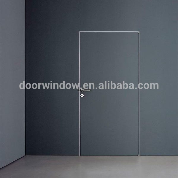 French style simple oak wood door design invisible door with hide hingeby Doorwin — product image 4