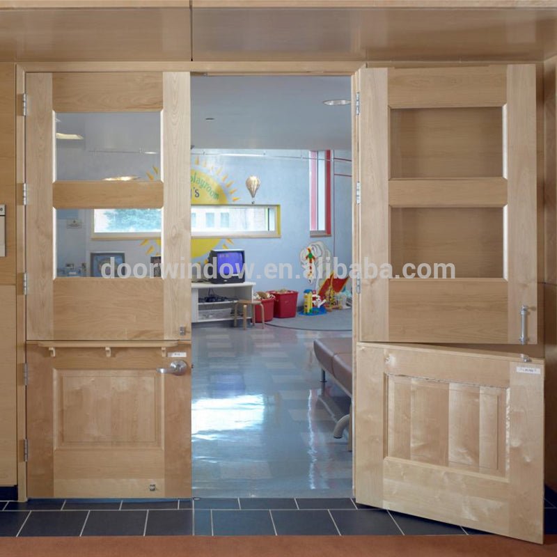 Functional latest design wooden doors half door dutch door for entry gateby Doorwin — product image 1