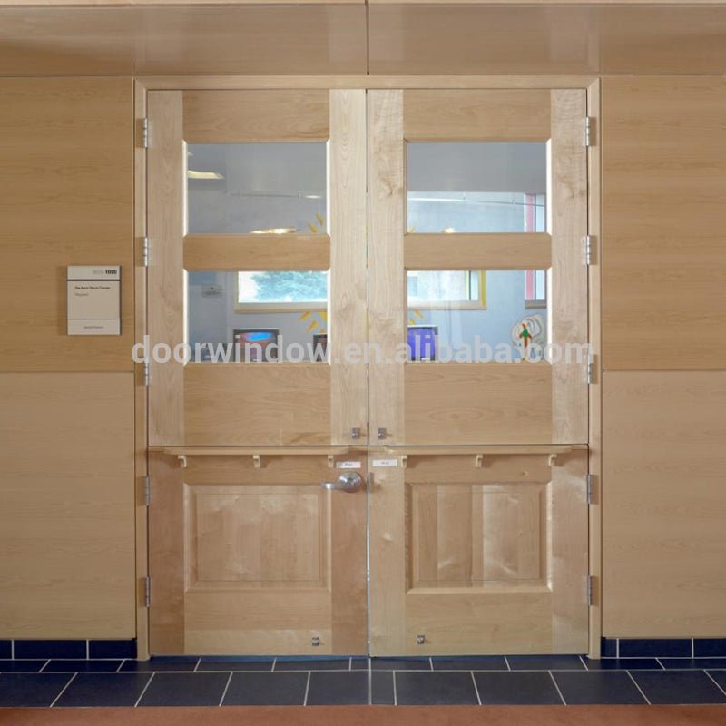Functional latest design wooden doors half door dutch door for entry gateby Doorwin — product image 3