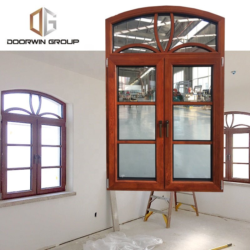 Glass window round garden arch top wood grille french casement windowsby Doorwin on Alibaba — product image 4