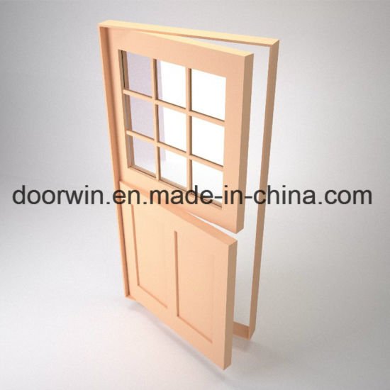 Good Daylighting Transmittance Exterior Wood Front Doors White Color Dutch Door - China Entry Doors, Dutch Door — product image 0