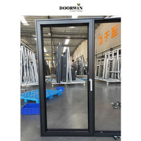 Good price Modern cheap house big glass thermal break aluminium tilt and turn casement windows for sale — thumbnail 3