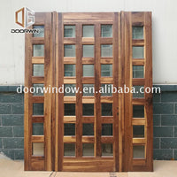 Good quality factory directly wood door frame construction finishes design photos — thumbnail 1