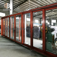 Good quality large aluminium sliding doors italian interior - Doorwin Group Windows & Doors