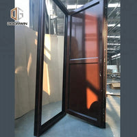 half glass interior wood doors half screen wooden door by Doorwin on Alibaba — thumbnail 5