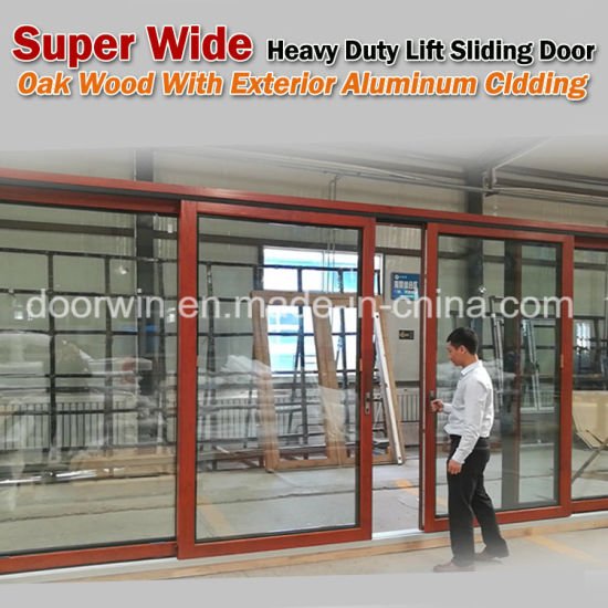 Heavy Duty Lift and Sliding Wood Aluminum Door for Missouri USA Client - China Wood Aluminum Door, Aluminum Door — product image 0