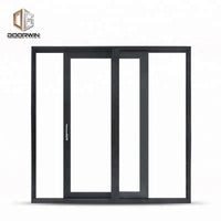 High end customize wooden sliding door with 6 glass panels by CE certified by Doorwin — thumbnail 1