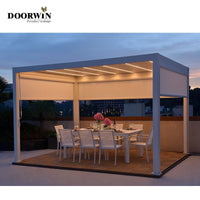 High-grade outdoor rain proof louver LED lamp electric aluminum alloy pavilion — thumbnail 4