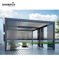 High-grade outdoor rain proof louver LED lamp electric aluminum alloy pavilion — thumbnail 3