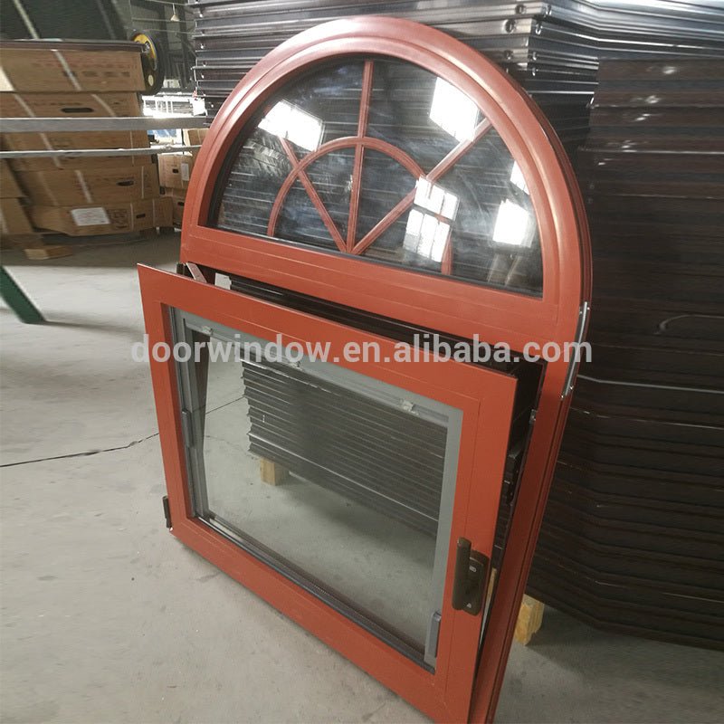 High quality aluminium half round windows grill design specialty shapes window from Doorwin by Doorwin — product image 1