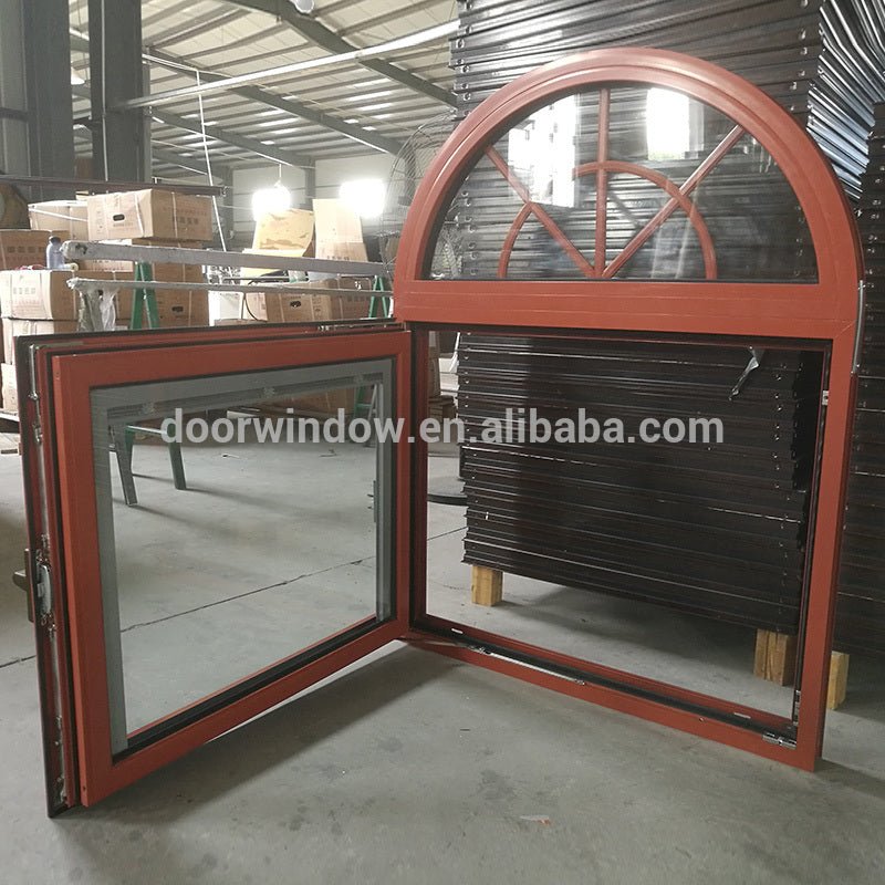 High quality aluminium half round windows grill design specialty shapes window from Doorwin by Doorwin — product image 4