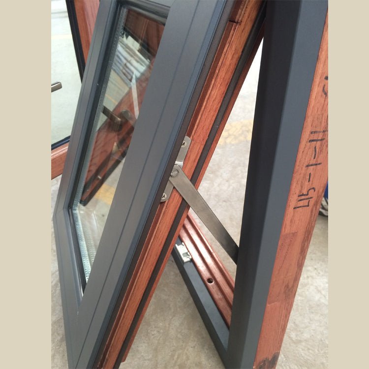High Quality aluminum awning top hung windows with double safety glass aluminum awning support window — product image 2