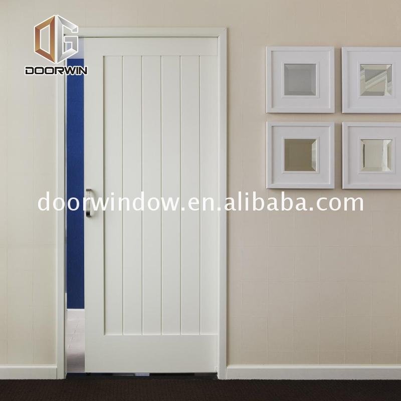 High Quality Wholesale Custom Cheap internal bedroom doors interior wood with frosted glass double - Doorwin Group Windows & Doors