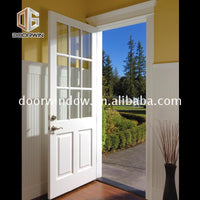 High Quality Wholesale Custom Cheap internal bedroom doors interior wood with frosted glass double — thumbnail 1