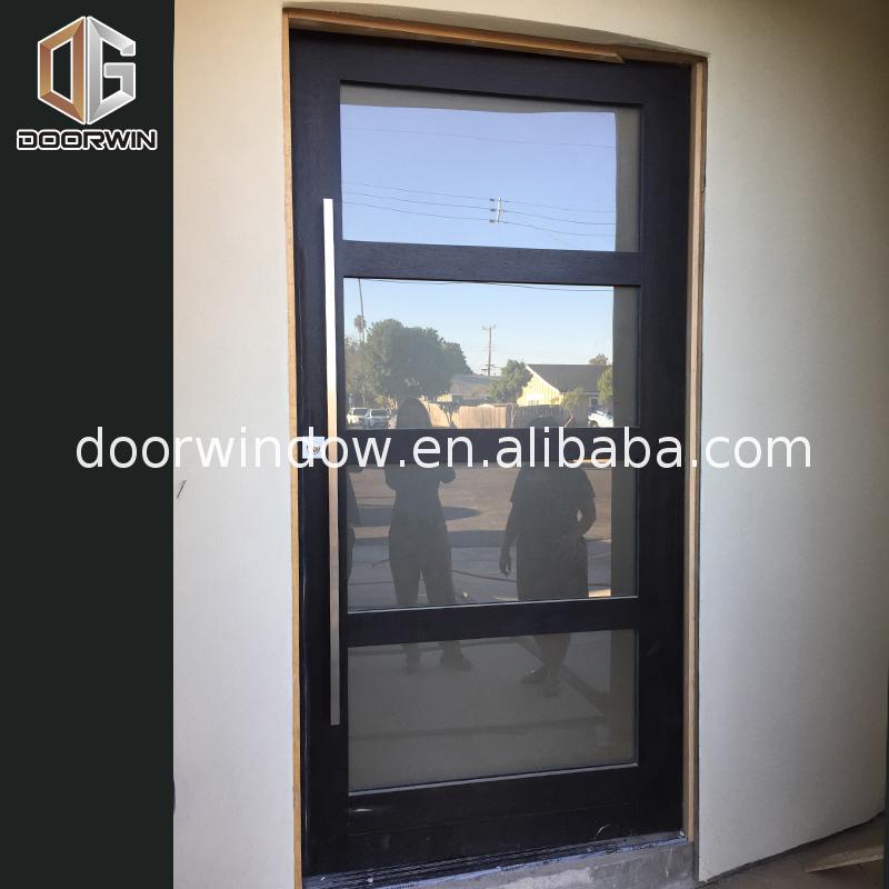 High Quality Wholesale Custom Cheap pre hung oak doors plain door office with glass inserts - Doorwin Group Windows & Doors