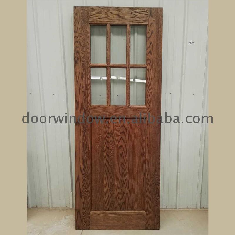 High Quality Wholesale Custom Cheap sliding barn door cost slab entry with glass — product image 3