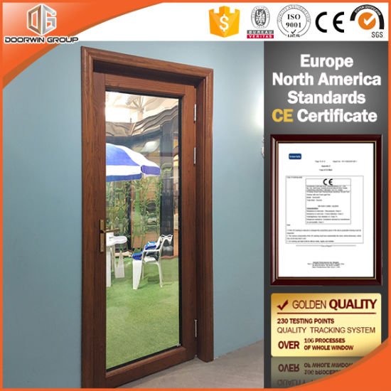 High Quality Wood Cladding Aluminum Wood Aluminum Composite Patio Door - China Wood Cladding Aluminum Door, Wood Color Aluminum Door — product image 0