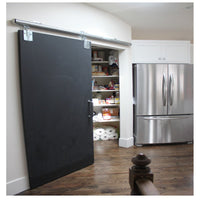 Hot Sale 100% Red Oak Wood Black Board Barn Doorby Doorwin — thumbnail 1