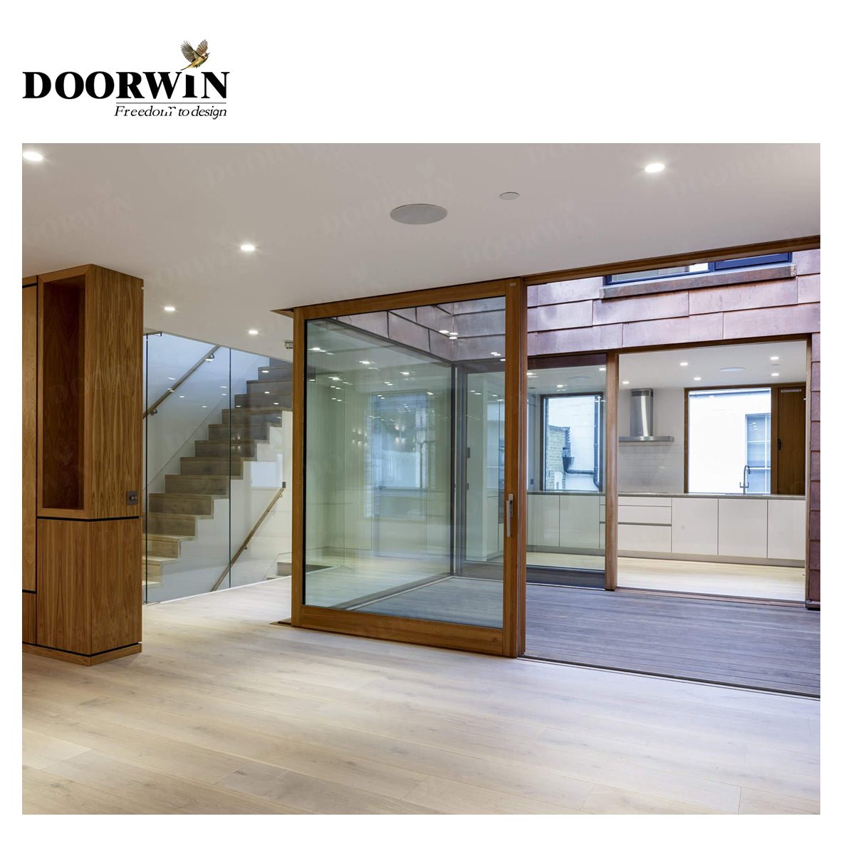 Hot sale Customized Size Aluminum Clad Solid Wood Gliding Window, Aluminum Wood Sliding Frame Window by Wooden Aluminium Window Company - China Aluminum Horizontal Sliding Window, Aluminium Sliding Glass Window — product image 3