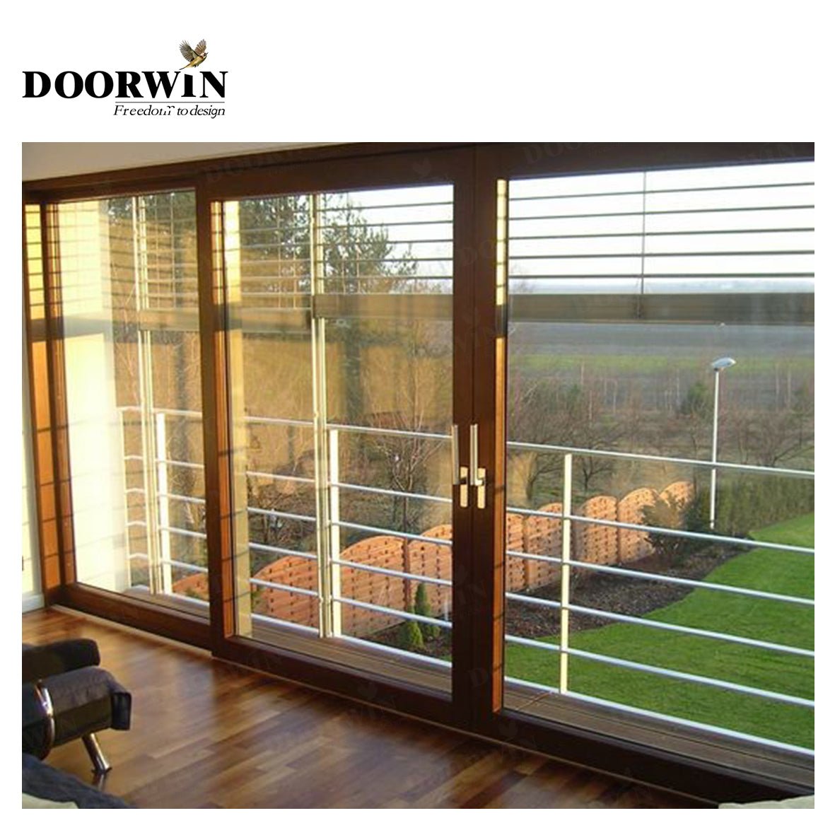 Hot sale Customized Size Aluminum Clad Solid Wood Gliding Window, Aluminum Wood Sliding Frame Window by Wooden Aluminium Window Company - China Aluminum Horizontal Sliding Window, Aluminium Sliding Glass Window — product image 6