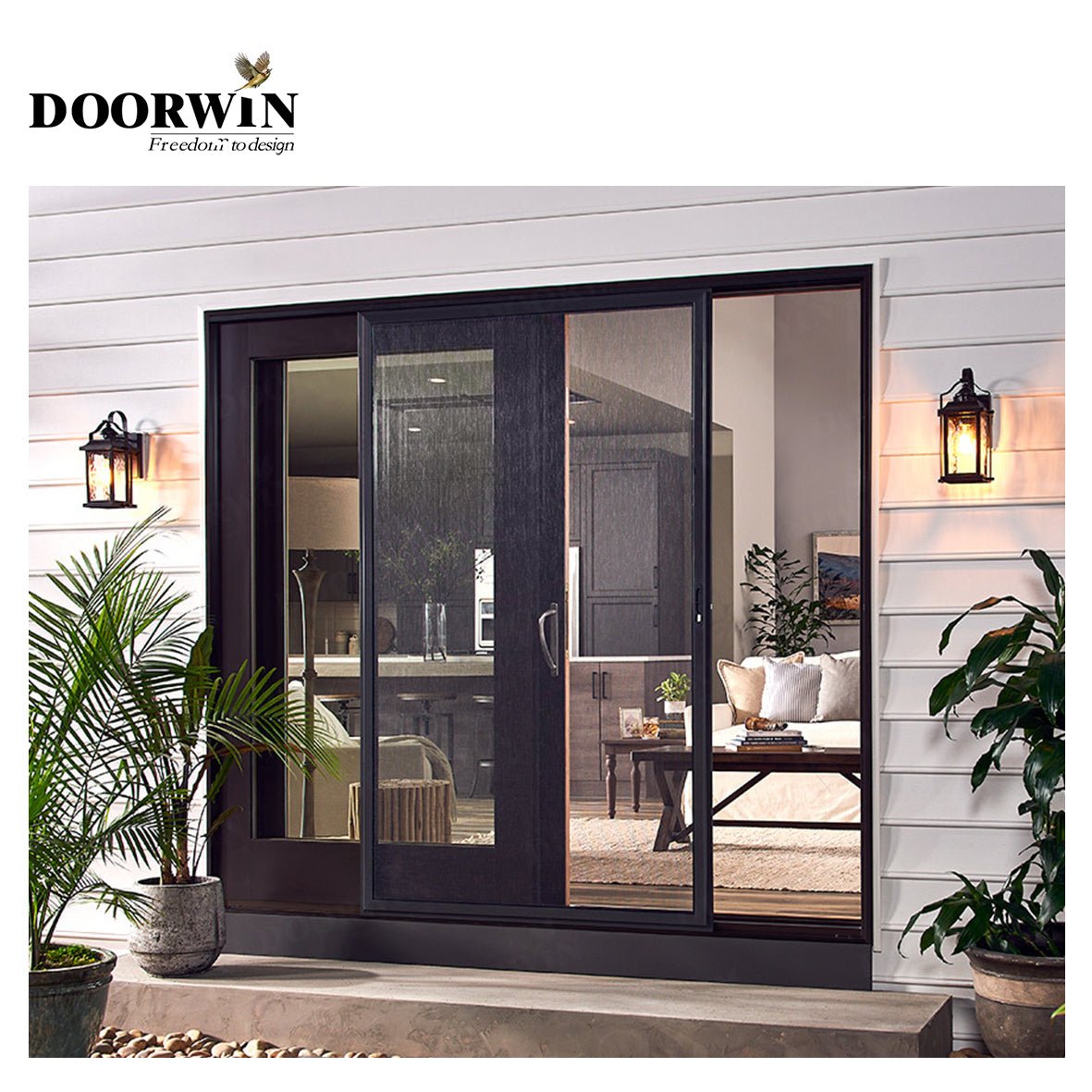 Hot sale Customized Size Aluminum Clad Solid Wood Gliding Window, Aluminum Wood Sliding Frame Window by Wooden Aluminium Window Company - China Aluminum Horizontal Sliding Window, Aluminium Sliding Glass Window — product image 1