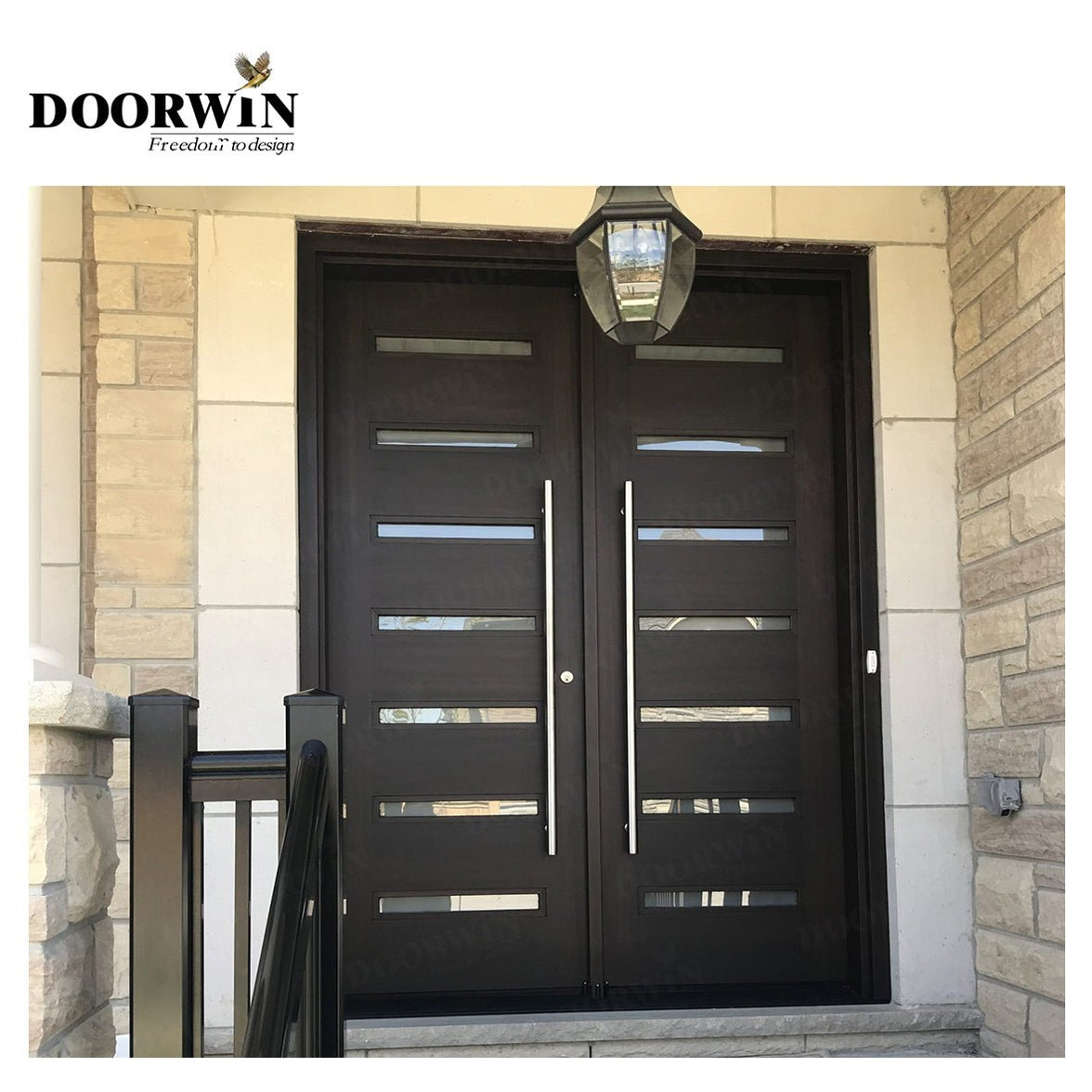 Hot sale doors DOORWIN Wooden entry doors double panel design catalogue by Doorwin - Doorwin Group Windows & Doors