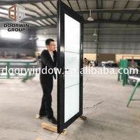 Hot sale factory direct suppliers of aluminium doors and windows storefront entry steel front with sidelights — thumbnail 5
