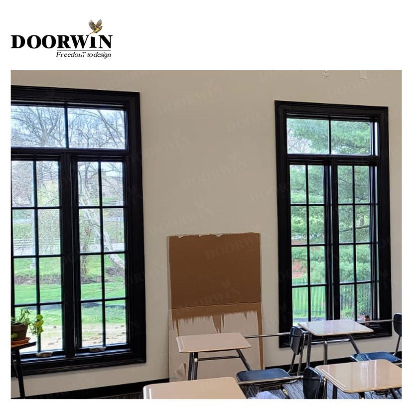 Hot sale In American certified aluminum clad oak crank casement windows by Doorwin — product image 1