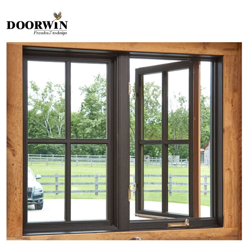 Hot sale In American certified aluminum clad oak crank casement windows by Doorwin — product image 4