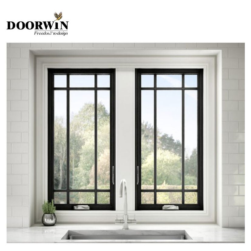 Hot sale In American certified aluminum clad oak crank casement windows by Doorwin — product image 2