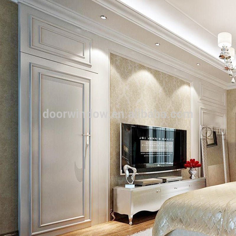 Hot sale secret flush room door wood carving design invisible white color main door by Doorwin - Doorwin Group Windows & Doors