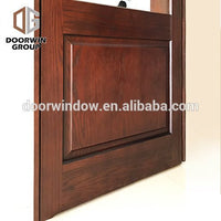 Hot sale solid wooden interior door bedroom fancy wood door design luxurious doors exterior roundby Doorwin — thumbnail 4