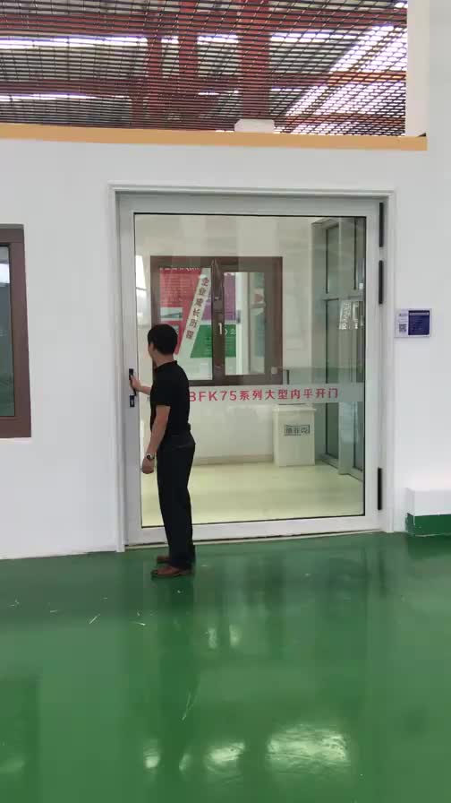 Hot sale Super Large Entrance Hinged Door Inward Opening Aluminum Entry Door by Doorwin — product image 2