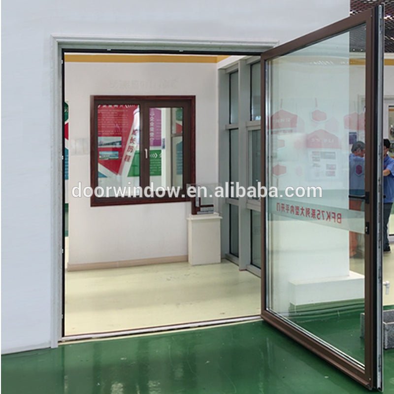 Hot sale Super Large Entrance Hinged Door Inward Opening Aluminum Entry Door by Doorwin — product image 5