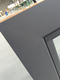 HOT SALE TILT TURN WINDOW OAK WOOD WITH EXTERIOR ALUMINUM CLADDING — thumbnail 5