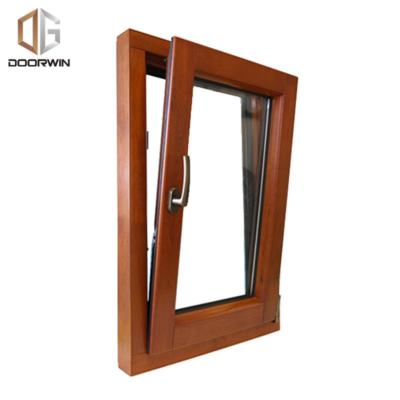 HOT SALE TILT TURN WINDOW OAK WOOD WITH EXTERIOR ALUMINUM CLADDING — product image 1