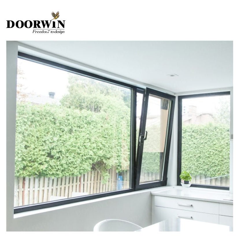 Hot sales European standard custom made  big large glass french aluminum windows triple glazed windows — product image 3