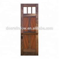 hot sell usa hand carved teak wood doors exterior front doors knotty alder pine larch single entrance wood door entry by Doorwin — thumbnail 1